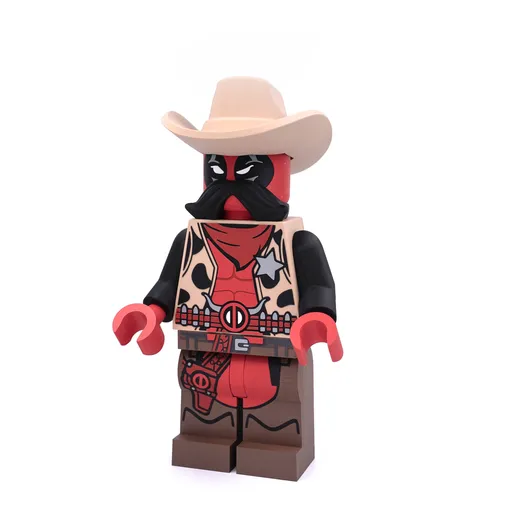 Sheriff Deadpool Modular Figure