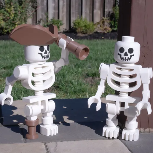 Skeleton Pirate Giant Minifigure (16") – Standalone Swashbuckler!