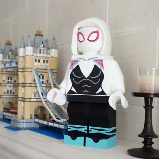 Spider Gwen Giant Minifigure (16") – Standalone Heroine!