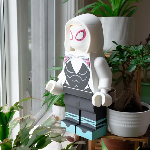 Spider Gwen Giant Minifigure (16") – Standalone Heroine!
