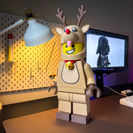 The Christmas Reindeer Modular Figure