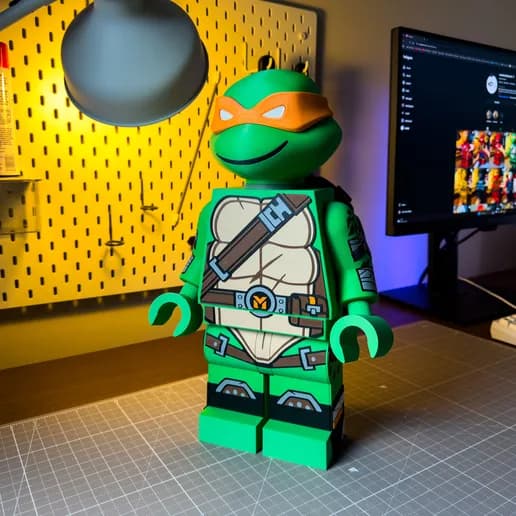 TMNT Michelangelo Modular Figure